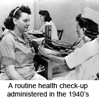 Nurse from the 1940s
